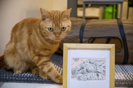 作品Latteとラテ君