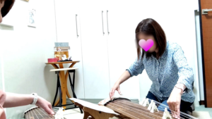 元生徒さんと演奏