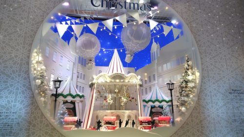 阪急百貨店のクリスマス装飾