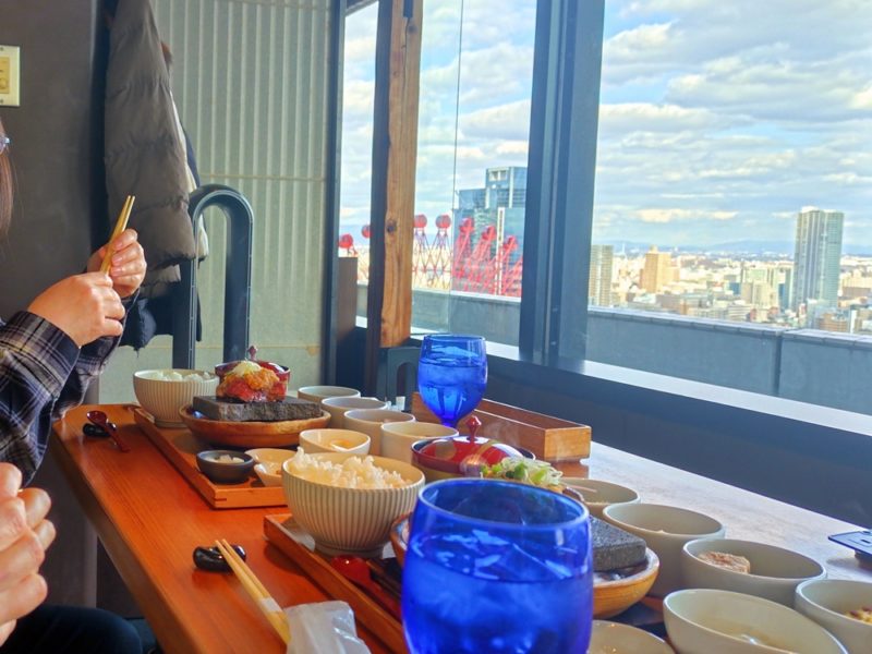 テーブルからの眺め