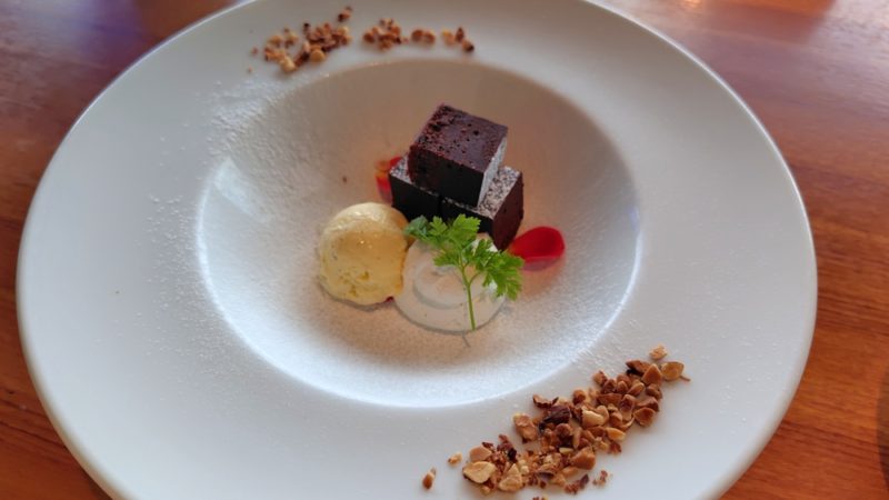 デザートのガトーショコラ