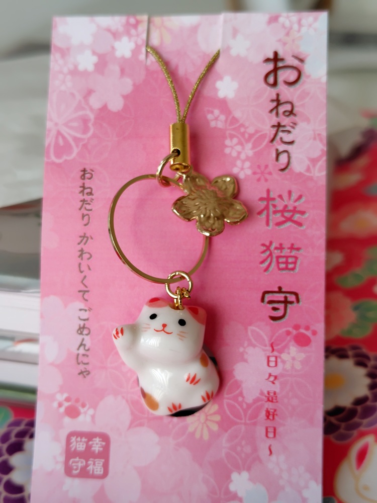 興徳寺おねだり桜猫守